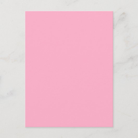 Carte Postale Rose (Devant)