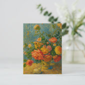 Carte postale rose (Debout devant)