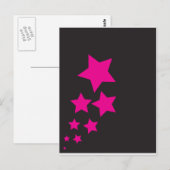 Carte postale rose (Devant / Derrière)