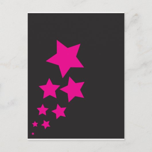 Carte postale rose (Devant)