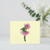 Carte Postale Rose (Debout devant)