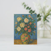 Carte postale rose (Debout devant)