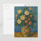 Carte postale rose (Devant / Derrière)