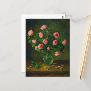 Carte postale rose