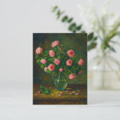 Carte postale rose (Debout devant)