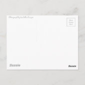 Carte postale rose (Dos)