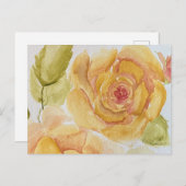 Carte Postale Rose (Devant / Derrière)