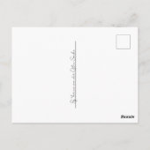 Carte Postale Rose (Dos)