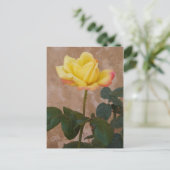 Carte postale rose (Debout devant)