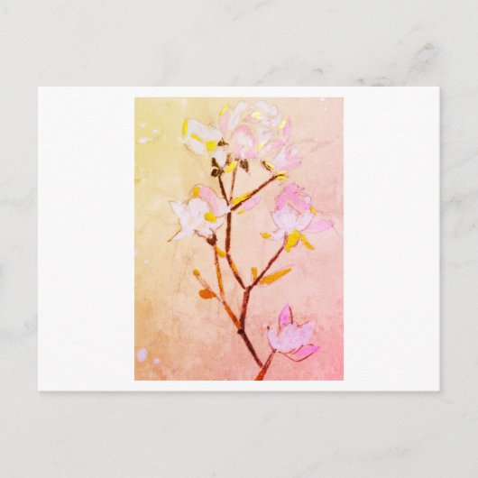 Carte Postale Rose (Devant)