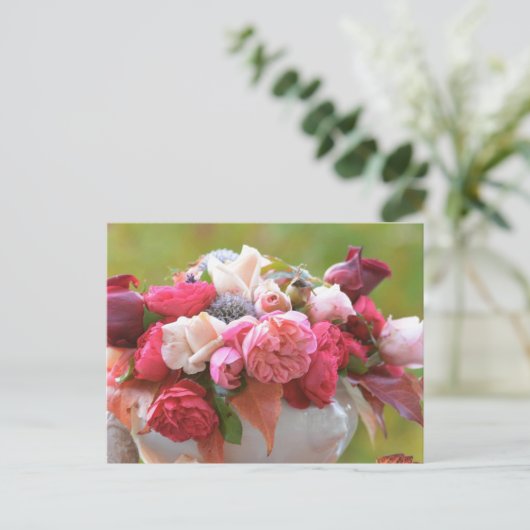 Carte Postale Rose (Debout devant)