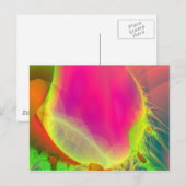 carte postale rose (Devant / Derrière)