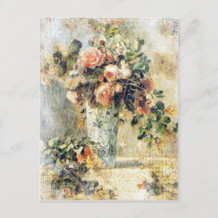 Carte Postale Rose 1881