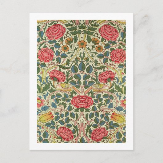 Carte Postale "Rose", 1883 (coton imprimé) (Devant)