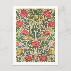 Carte Postale "Rose", 1883 (coton imprimé)