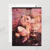 Carte Postale Rose 2 (Devant / Derrière)