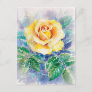 CARTE POSTALE ROSE 2