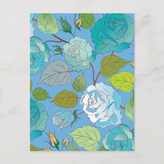 Carte Postale Rose 23 (Devant)