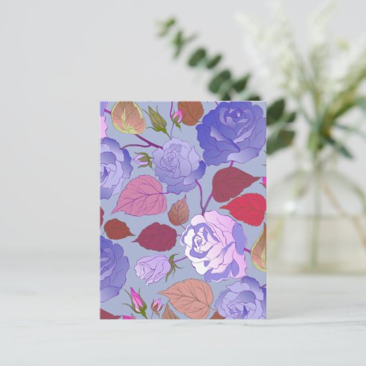 Carte Postale Rose 29 (Debout devant)