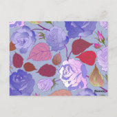 Carte Postale Rose 29 (Dos)