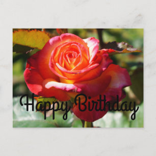 Carte postale Rose #2 Rêve De Anniversaire Réalisé