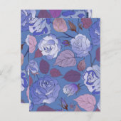 Carte Postale Rose 32 (Devant / Derrière)