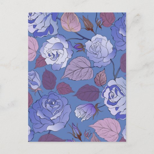 Carte Postale Rose 32 (Devant)