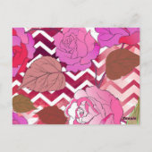 Carte Postale Rose 33 (Dos)