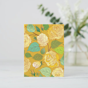 CARTE POSTALE ROSE 7