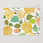 CARTE POSTALE ROSE 9 (Dos)