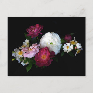 Carte Postale Rose à l'ancienne