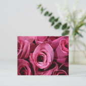 Carte Postale Rose Abstrait (Debout devant)