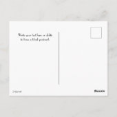 Carte postale rose 'Angelique' (Double Tulipe Tard (Dos)