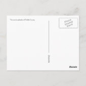 Carte postale Rose anglais personnalisable (Dos)