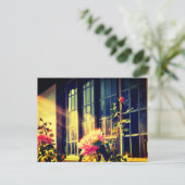 Carte Postale Rose anglaise (Debout devant)