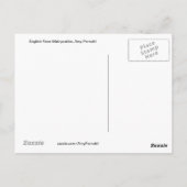 Carte postale Rose anglaise Matryoshka (Dos)