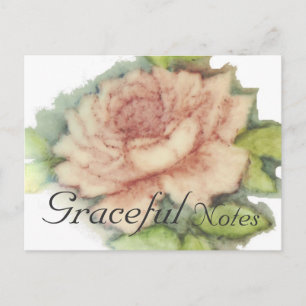 Carte postale Rose anglaise - Personnaliser