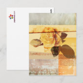 Carte Postale Rose antique (Devant / Derrière)