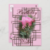 Carte postale Rose au chocolat et au Knockout - cu (Devant / Derrière)