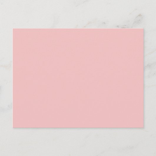 Carte Postale Rose bébé (Devant)