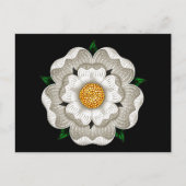 Carte Postale Rose blanche de York (Devant)
