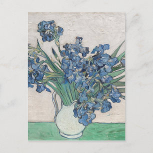 Carte Postale Rose bleu
