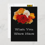 Carte Postale Rose Bouquet (Devant / Derrière)