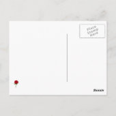 Carte Postale Rose Bud (Dos)