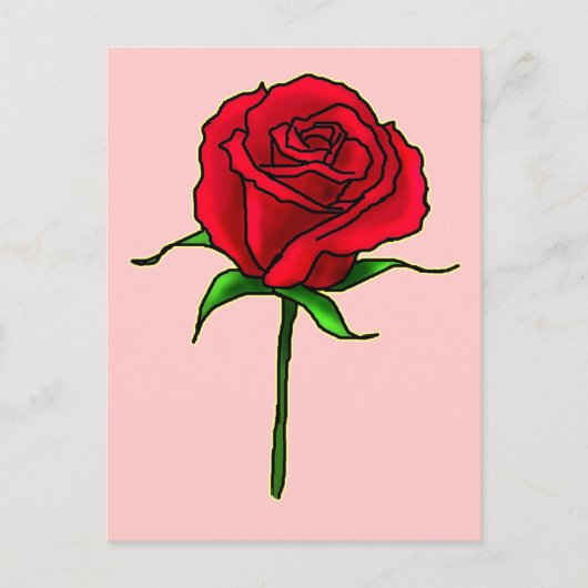 Carte Postale Rose Bud (Devant)