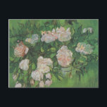Carte Postale Rose Bush par Vincent Van Gogh<br><div class="desc">Rosenbusch. Peint par Vincent Van Gogh en 1890. Cette image est du domaine public.</div>