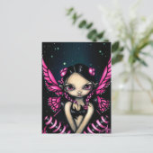 Carte postale "Rose Butterfly Fairy" (Debout devant)
