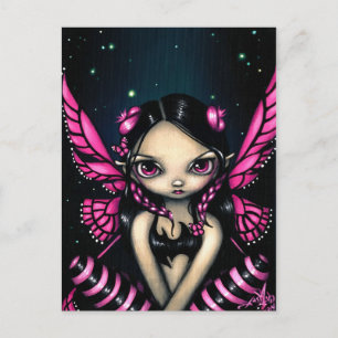 Carte postale "Rose Butterfly Fairy"