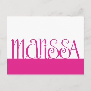Carte postale rose cerise Marissa