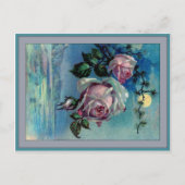 Carte postale Rose clair de lune (Devant)
